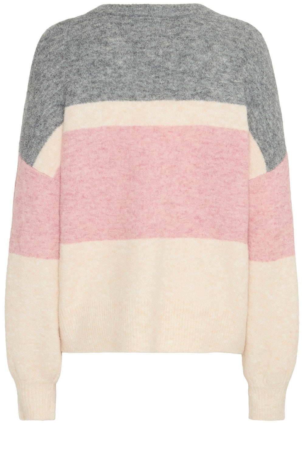 Pale Mauve Colour Block Jumper