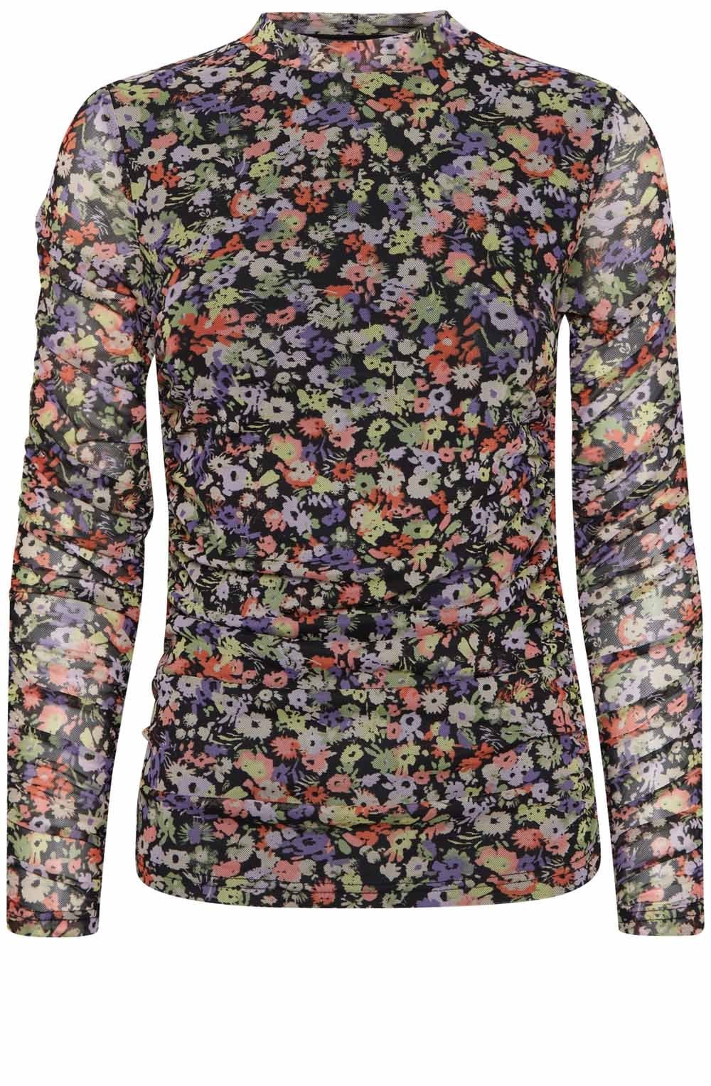 Paloma Corallites Sheer Sleeved Top