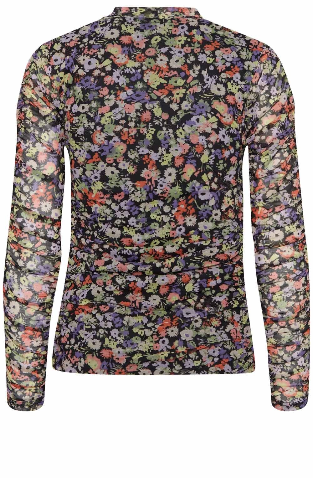 Paloma Corallites Sheer Sleeved Top