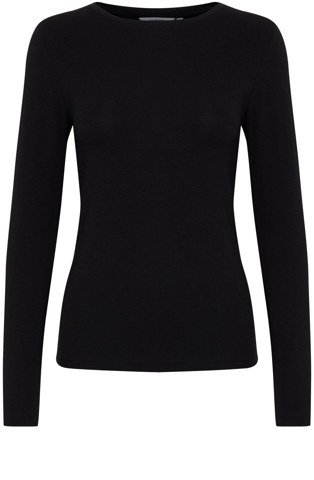Pamila Black Jersey Long Sleeve Top