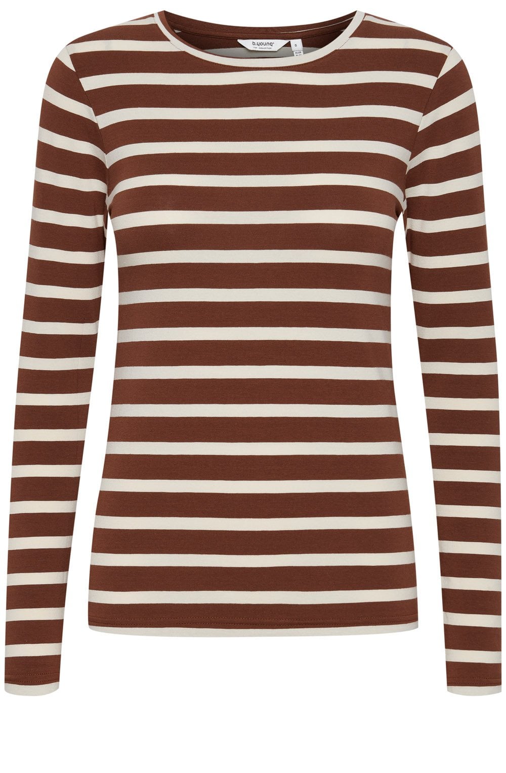 Pamila Brunette Striped Jersey Top