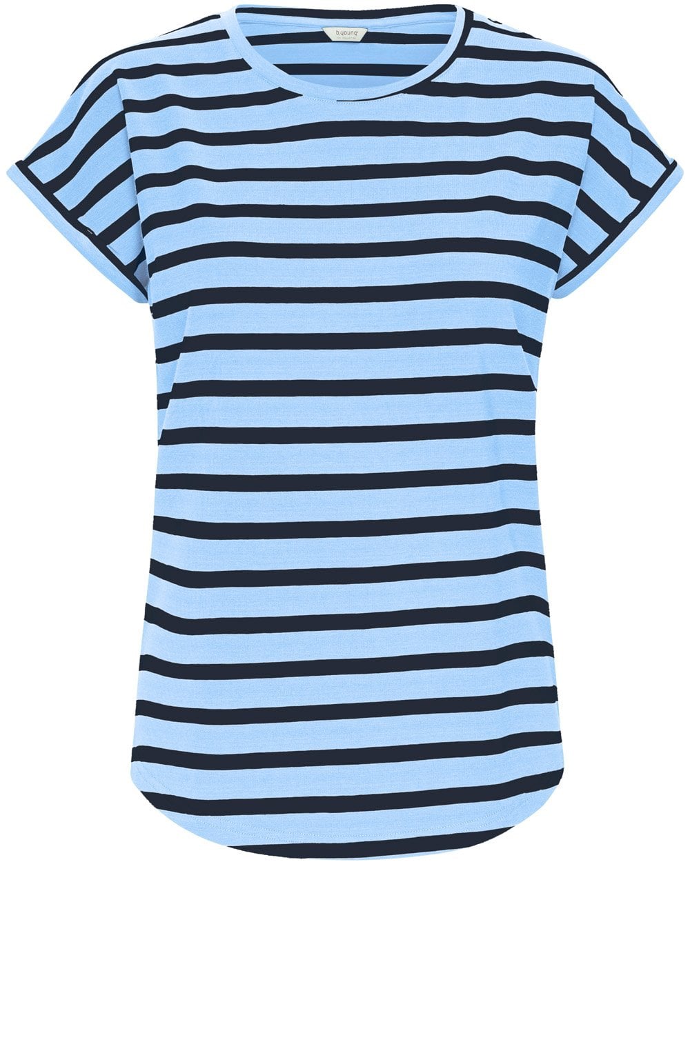 Pamila Della Robbia Blue Striped Jersey T Shirt