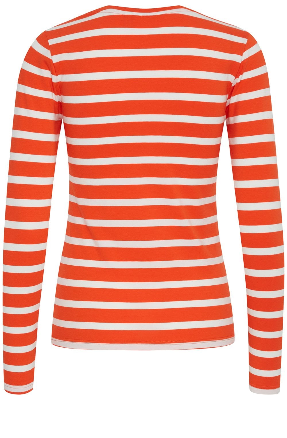 Pamila Orangeade Striped Jersey Top