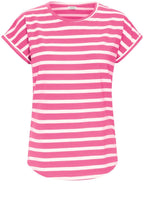 Pamila Phlox Pink Striped Jersey T Shirt