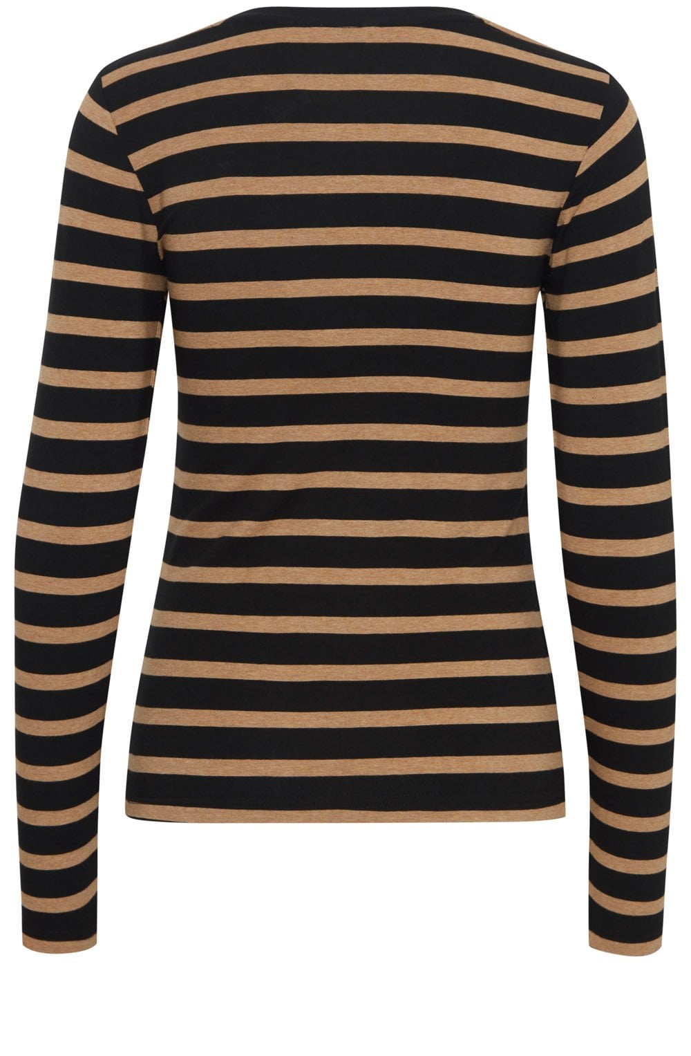 Pamila Tiger's Eye Striped Jersey Top
