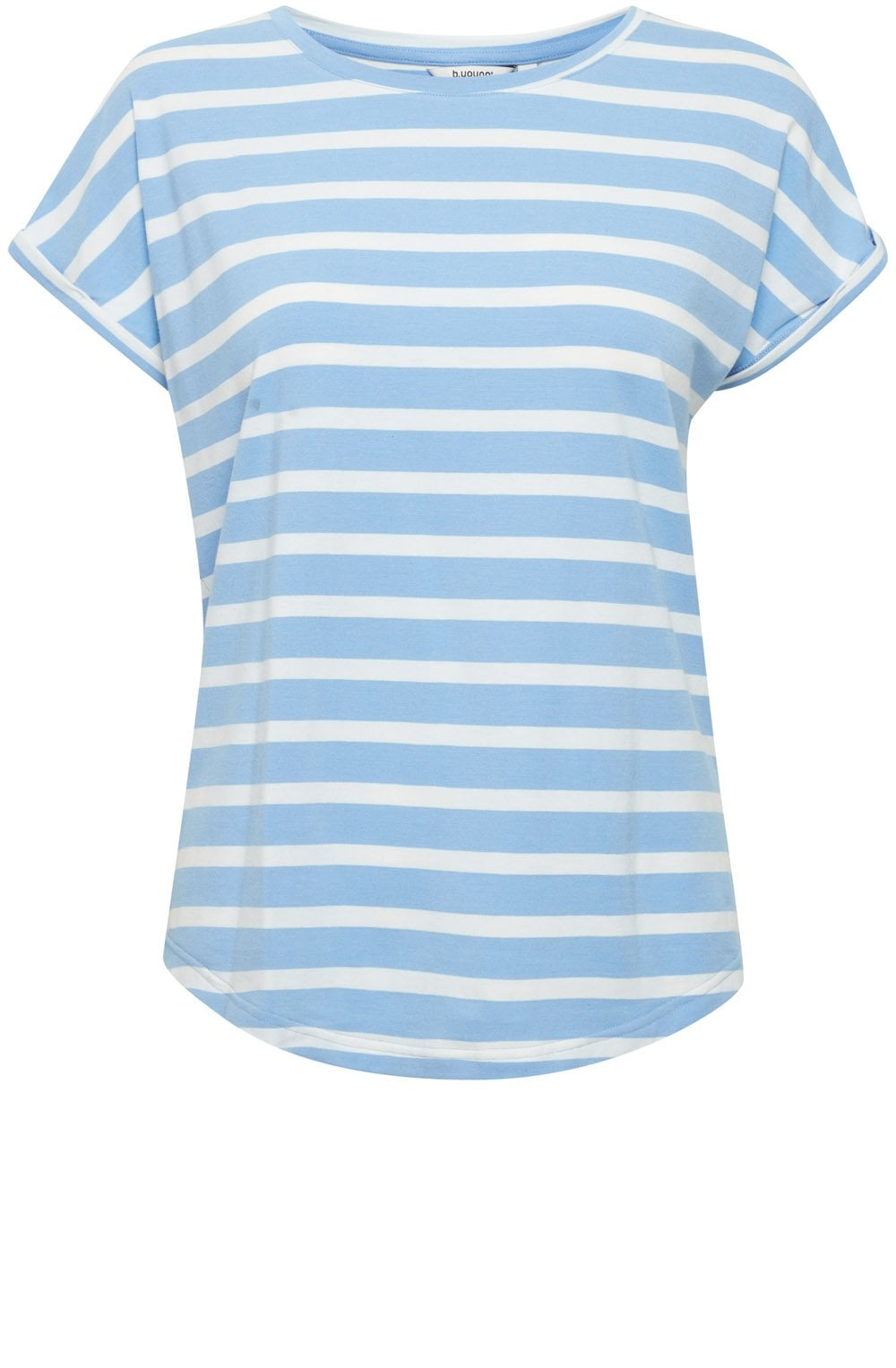 Pamila Vista Blue Rolled Sleeve T Shirt