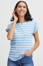 Pamila Vista Blue Rolled Sleeve T Shirt