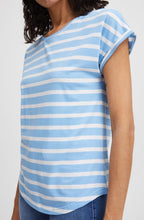 Pamila Vista Blue Rolled Sleeve T Shirt