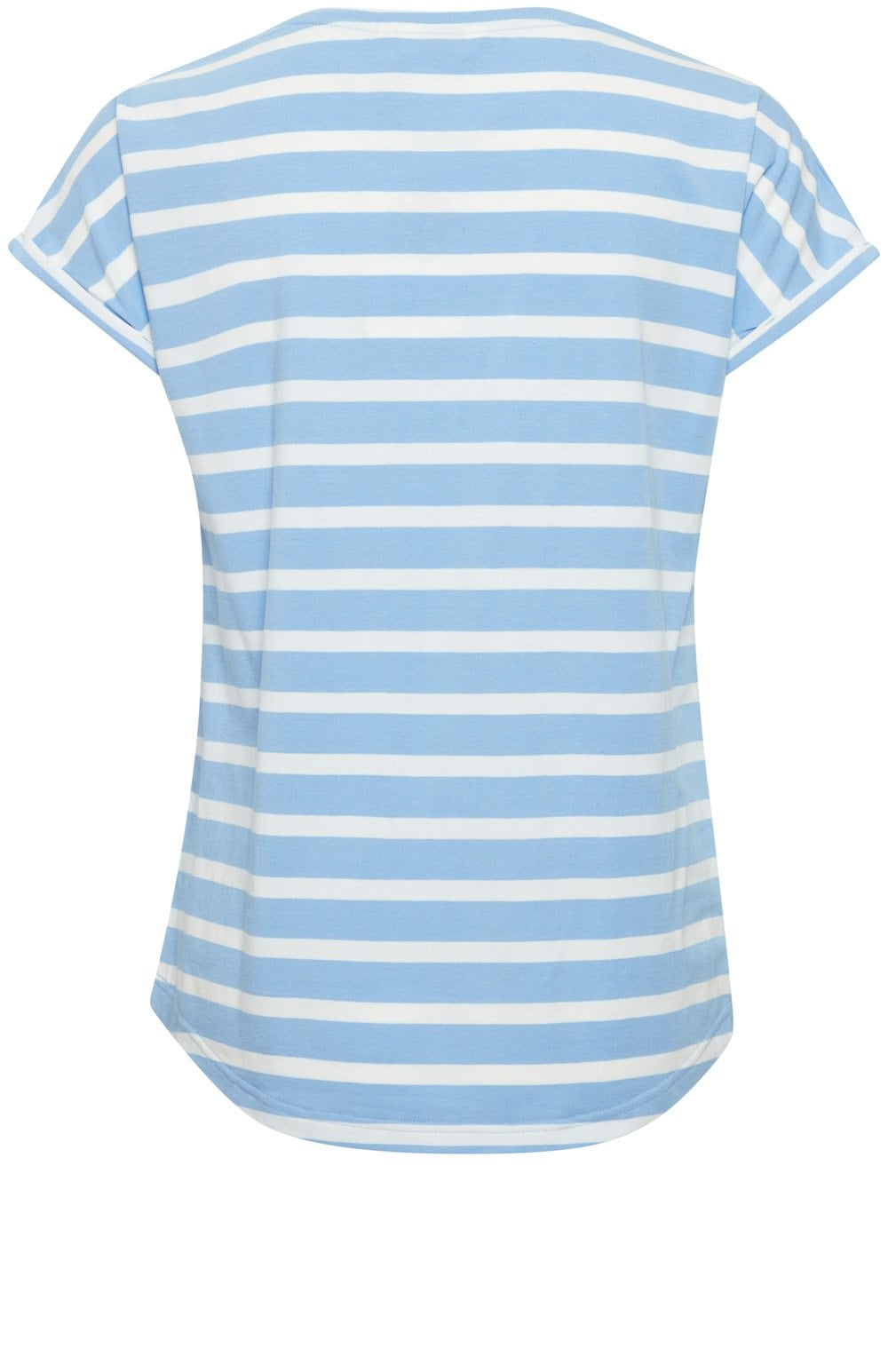 Pamila Vista Blue Rolled Sleeve T Shirt