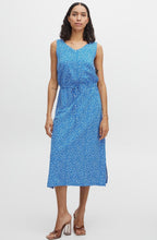 Pandinna Blue and White Polka Dot Sleeveless Dress