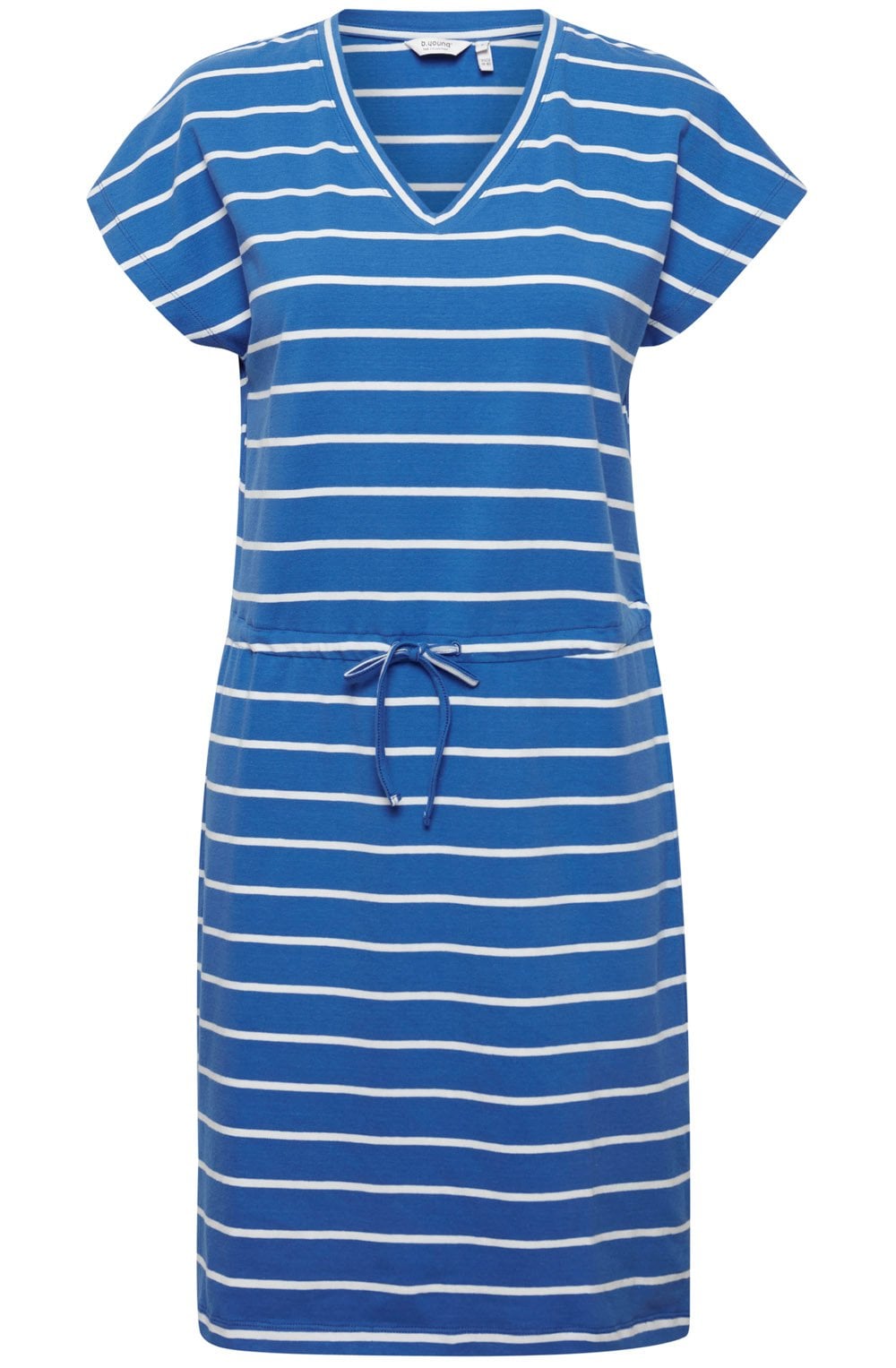 Pandinna Nebulas Blue Striped Jersey Dress