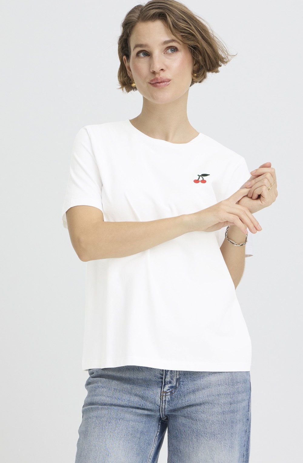 Pandinna Optical White Cherry T Shirt