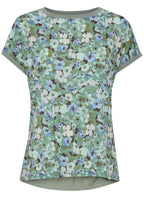 Panya Green Floral T Shirt