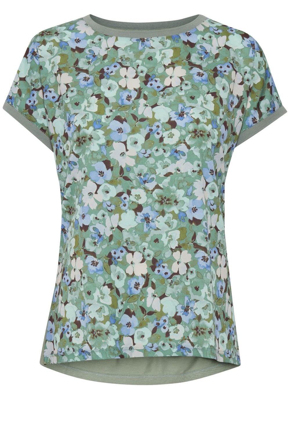 Panya Green Floral T Shirt