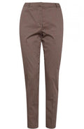 Patterned Slim Leg Trousers