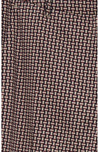 Patterned Slim Leg Trousers