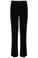 Perlina Black Velvet Touch Jersey Trousers