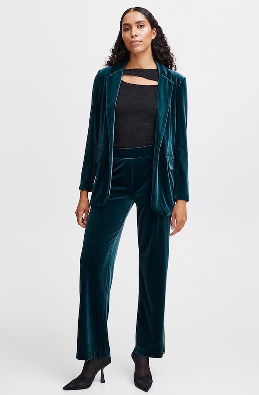 Perlina Reflecting Pond Velvet Touch Trousers