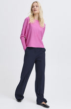 Phlox Pink Bat Wing Oversized Jumper
