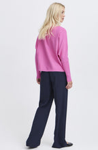 Phlox Pink Bat Wing Oversized Jumper