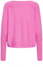 Phlox Pink Bat Wing Oversized Jumper