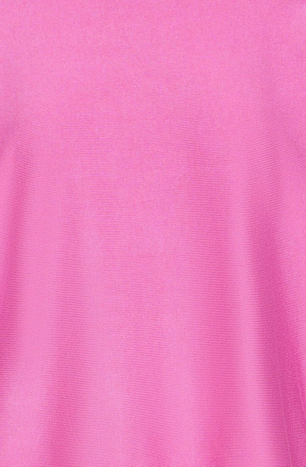 Phlox Pink Bat Wing Oversized Jumper
