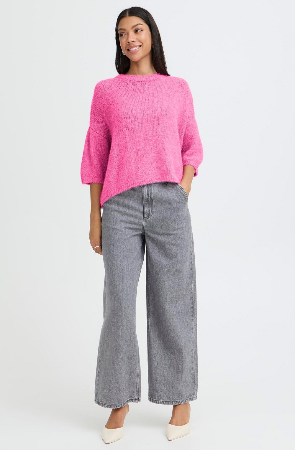 Phlox Pink Otia Loose Fit Jumper