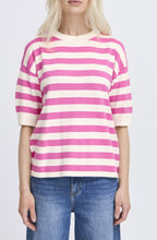 Phlox Pink Striped Summer Pullover