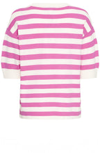 Phlox Pink Striped Summer Pullover