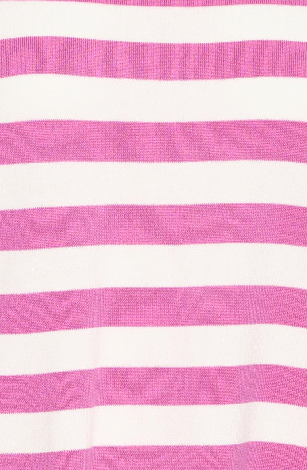 Phlox Pink Striped Summer Pullover