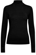 Pimba Black Roll Neck Jumper