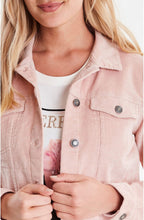 Pink Fine Cord Jacket