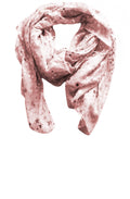 Pink scarf with stars