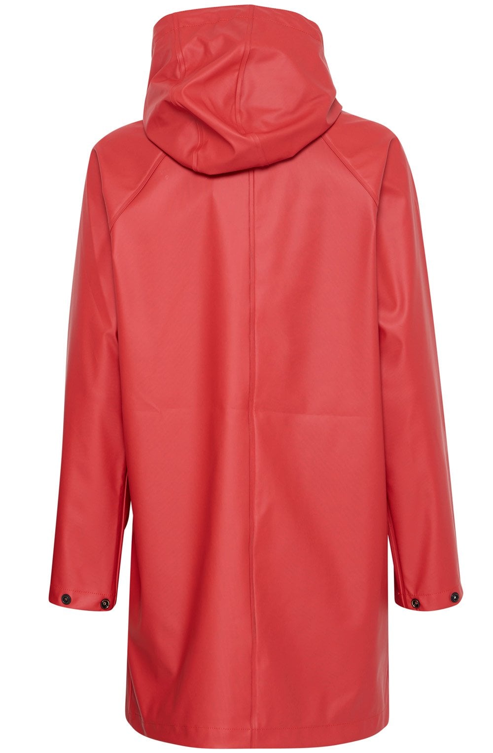 Poinsettia Long Hooded Raincoat