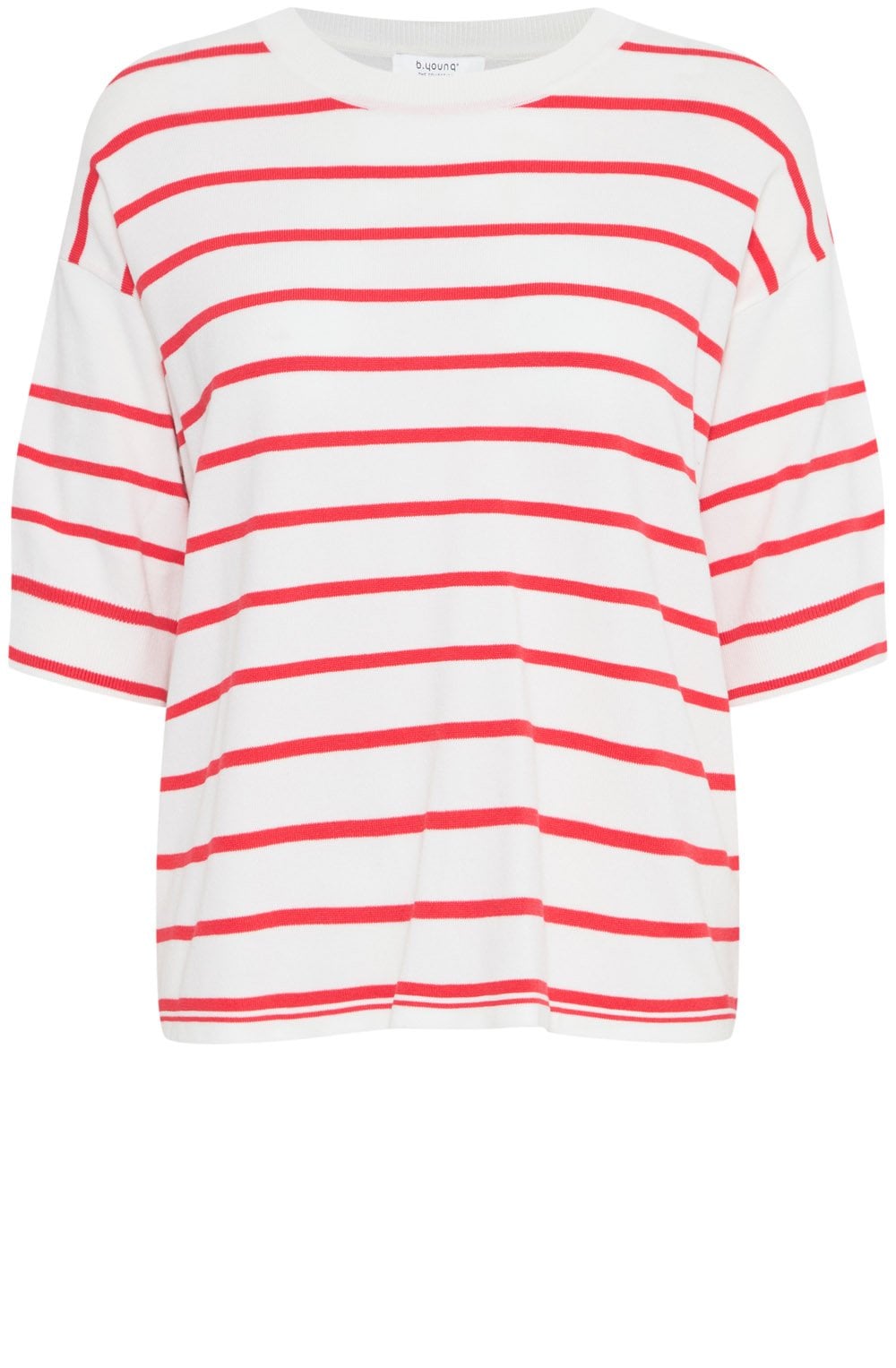 Poinsettia Stripes Knitted T Shirt