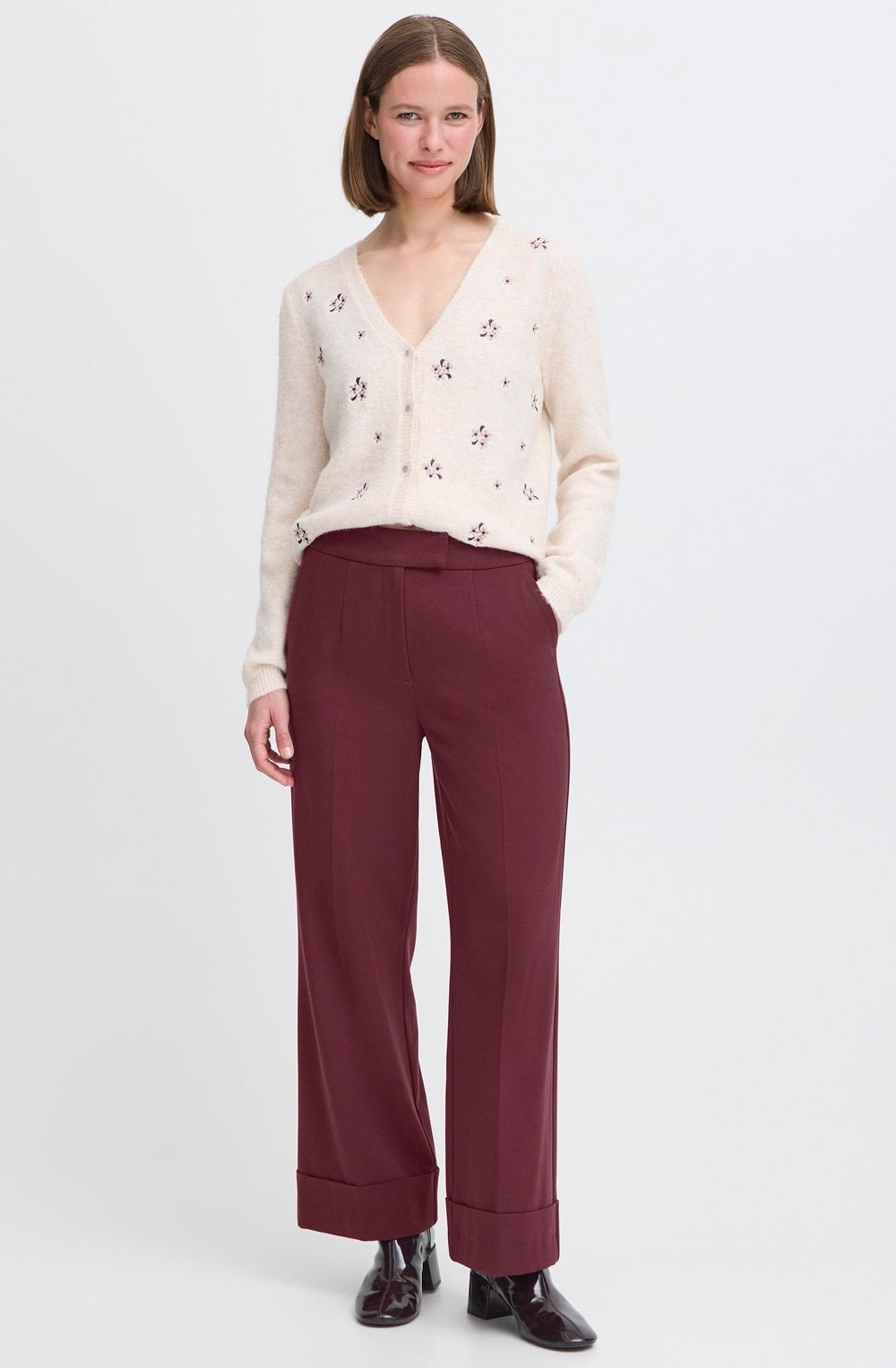 Port Royale Ellen Cuffed Trousers