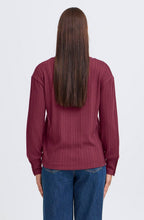 Port Royale V Neck Button Cuff Top