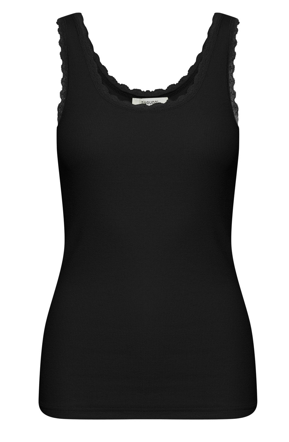 Posey Black Lace Detail Vest