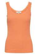 Posey Muskmelon Lace Detail Vest