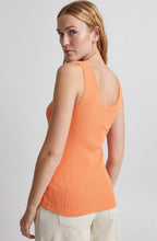 Posey Muskmelon Lace Detail Vest