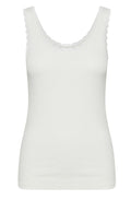 Posey Off White Lace Detail Vest