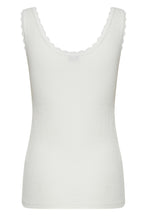Posey Off White Lace Detail Vest