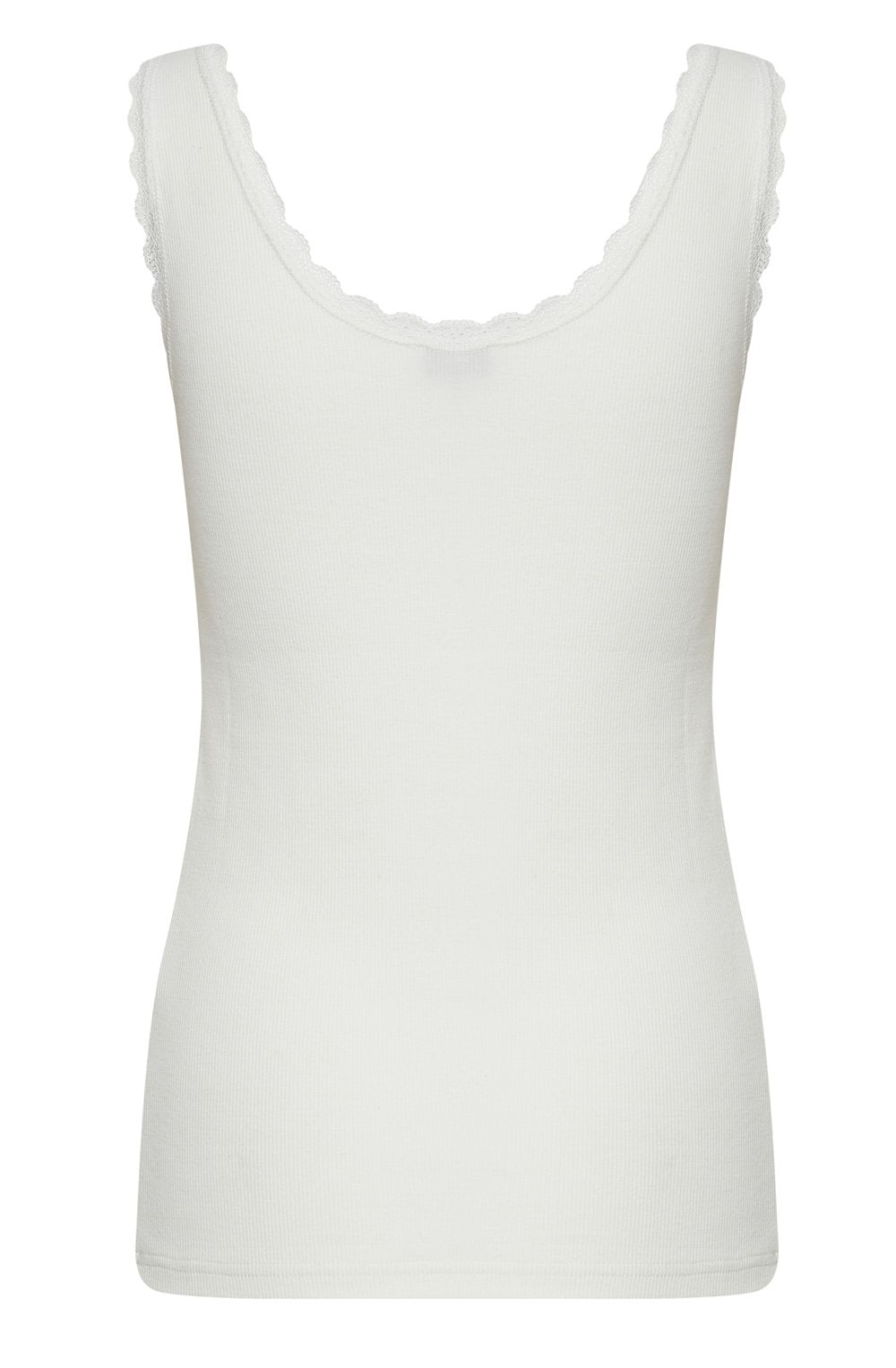 Posey Off White Lace Detail Vest