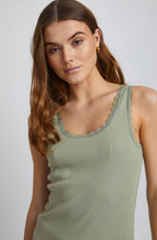 Posey Seagrass Lace Detail Vest
