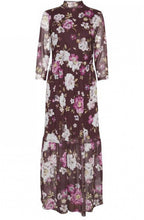 Purple Floral Maxi Dress