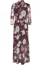 Purple Floral Maxi Dress