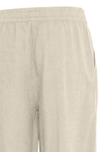 Rainy Day Hummus Linen Mix Cropped Trousers