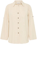 Rainy Day Linen Mix Oversized Shirt