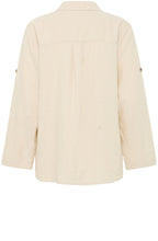 Rainy Day Linen Mix Oversized Shirt
