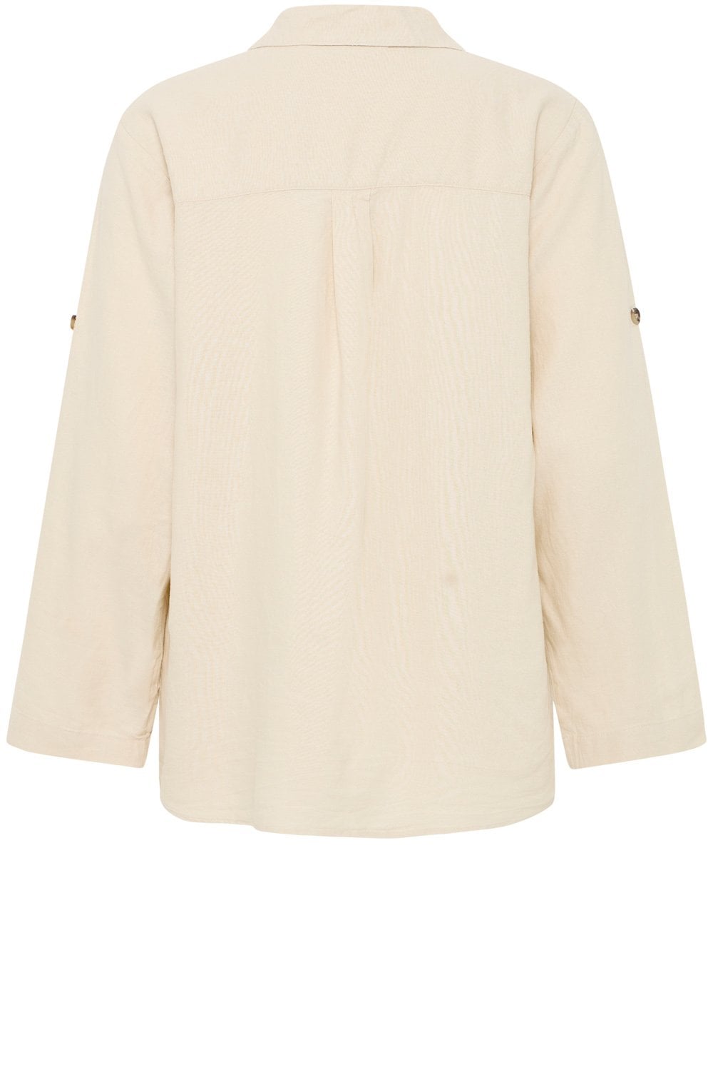 Rainy Day Linen Mix Oversized Shirt
